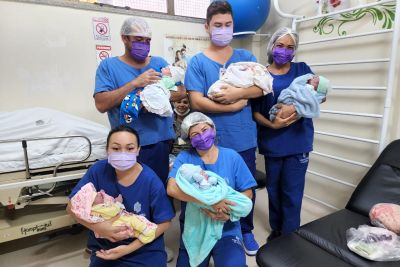 notícia: No HGT um menino é o primeiro bebê a nascer no Dia das Mães