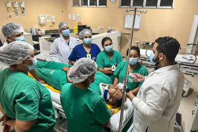 notícia: Hospital Geral de Ipixuna promove evento científico com a Enfermagem