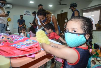 notícia: Em Belém, ‘Creche Prof. Orlando Bitar’ abre em clima de alegria
