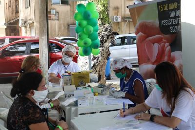 notícia: Ação do Serviço Social movimenta o ambiente na Fundação Santa Casa
