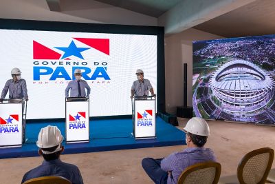 notícia: Sedop apresenta o andamento das obras de reconstrução do Mangueirão