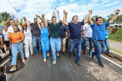 notícia: Governo do Pará entrega trecho do Canal das Toras, em Ananindeua   