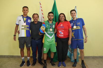 notícia: Atletas recebem premiação dos Jogos Abertos do Pará