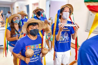 notícia: Arraial do Pavulagem volta a alegrar pacientes do Ophir Loyola