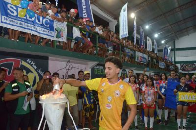 notícia: Público marca presença durante competições dos Jogos Estudantis Paraenses, em Mocajuba