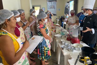 notícia: Cosanpa beneficia moradores de municípios com palestras e cursos de capacitação