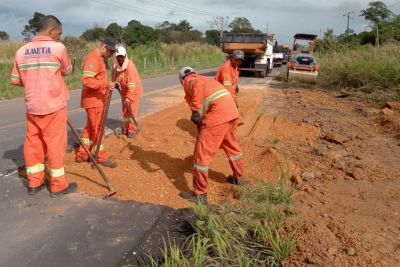 notícia: Começam as obras de manutenção da PA-263, no sudeste paraense
