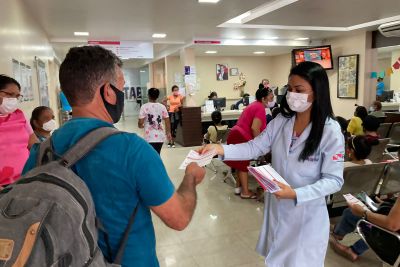 notícia: Hospital Jean Bitar celebra Dia Mundial do Doador de sangue com usuários e profissionais