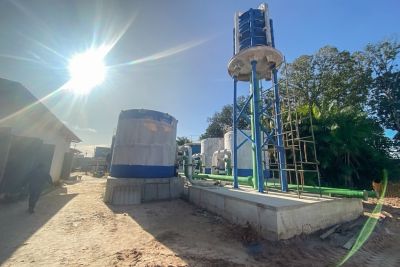 notícia: Estado conclui 80% das obras de ampliação do sistema abastecimento de água em Castanhal