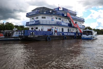 notícia: Marajó recebe a primeira base integrada fluvial de segurança pública