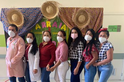 notícia: Hospital Regional Público de Castanhal realiza arraial para pacientes nefrológicos