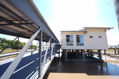 notícia: População de Cachoeira do Arari já dispõe de novo Terminal Hidroviário