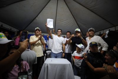 notícia: Estado garante pavimentação asfáltica em vias urbanas de Alenquer