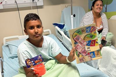 notícia: Materno-Infantil de Barcarena realiza entrega de brinquedos pelo Dia das Crianças