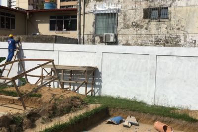 notícia: Cosanpa segue com obras de ampliação do sistema de abastecimento do 3º Setor