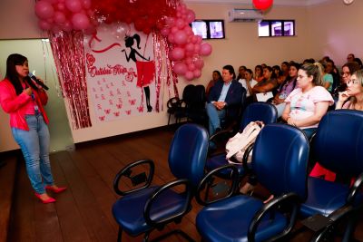 notícia: Sedop promove palestra sobre prevenção do câncer de mama para servidores
