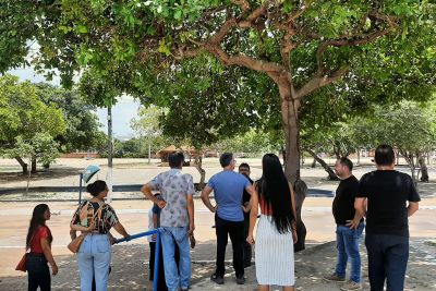 notícia: Equipe da Secult conhece espaço de novo Complexo