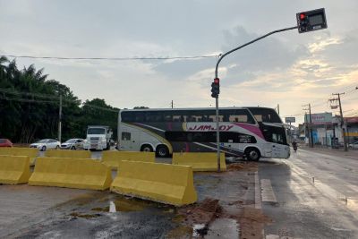 notícia: Retorno e semáforo no km 6 da rodovia BR-316 passam por mudança para avanço de obras