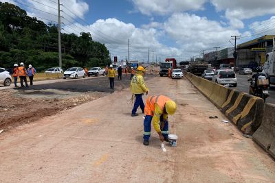 notícia: Obras do BRT Metropolitano avançam para melhoria da qualidade de vida da população 