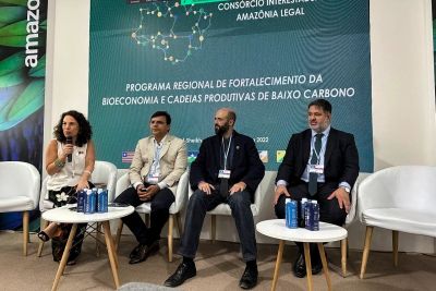 notícia: Pará mostra avanços da Bioeconomia e é modelo para outros Estados em painel da COP 27                                   
