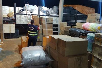 notícia: Fiscalização apreende mais de 2 mil pares de sapatos em Conceição do Araguaia