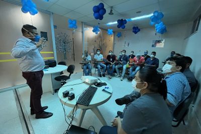 notícia: Hospital Oncológico Infantil alerta profissionais sobre cuidados com a saúde do homem