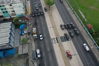 notícia: Órgãos de Segurança do Estado atuam na liberação de via ocupada em Belém
