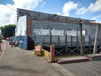 notícia: Terminal Hidroviário de Afuá beneficia 33 mil marajoaras e está em fase de conclusão 