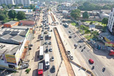 notícia: NGTM abre novo retorno para veículos no KM-08 da BR-316, em Ananindeua