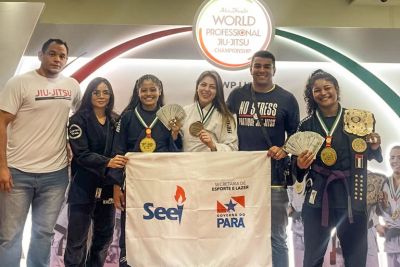 notícia: Atletas paraenses de jiu-jitsu ganham títulos no Campeonato Mundial, em Abu Dhabi