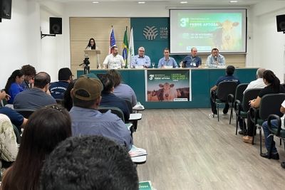 notícia: Pará discute ações para retirada da vacina contra febre aftosa