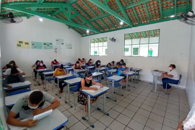 notícia: Estudantes de dez municípios fazem o processo seletivo especial do Forma Pará