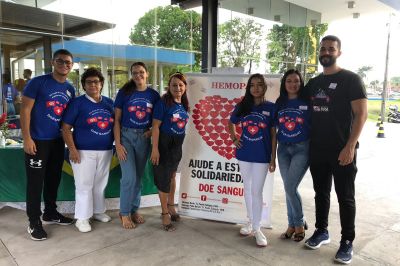 notícia: Seduc realiza campanha de prevenção ao HIV e mobiliza servidores para doação de sangue