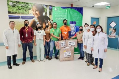 notícia: Santa Casa recebe cerca de mil potes de vidro do projeto E+ Reciclagem da Equatorial
