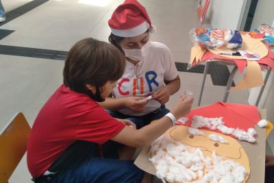 notícia: CIIR promove programação inclusiva de Natal para as crianças do Natea