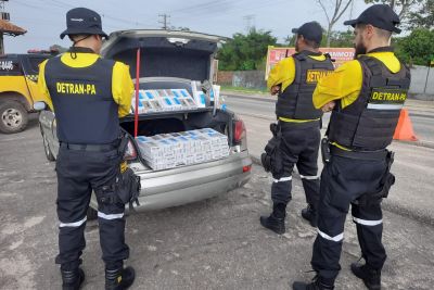 notícia: Detran flagra condutor embriagado e suspeito de contrabando na BR-316 