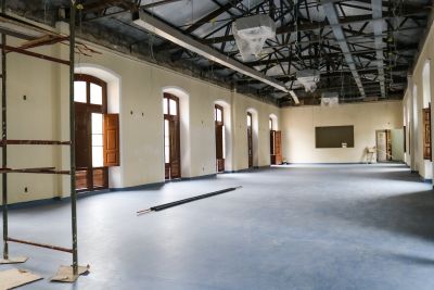 notícia: Obras de reconstrução da área centenária da Santa Casa do Pará entram na reta final