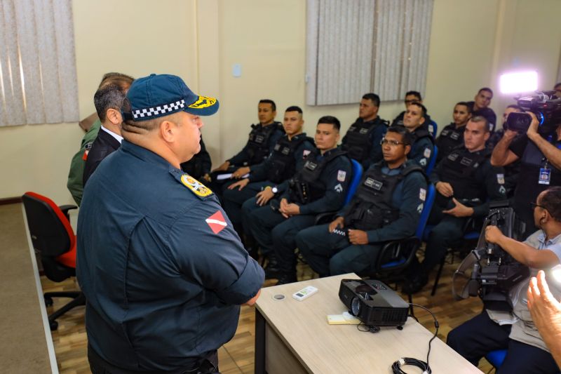 Reunião com o alto comandado da PM