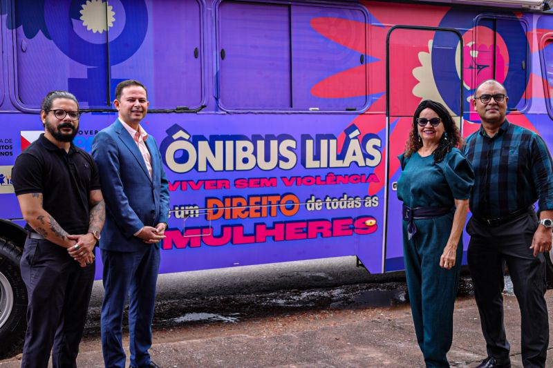 Entrega ônibus lilás SEJUDH - Fotos Pedro Guerreiro/agpara <div class='credito_fotos'>Foto: Pedro Guerreiro / Ag. Pará   |   <a href='/midias/2023/originais/15721_0328b7e8-cb6a-6192-dafb-8cc4c78b9418.jpg' download><i class='fa-solid fa-download'></i> Download</a></div>