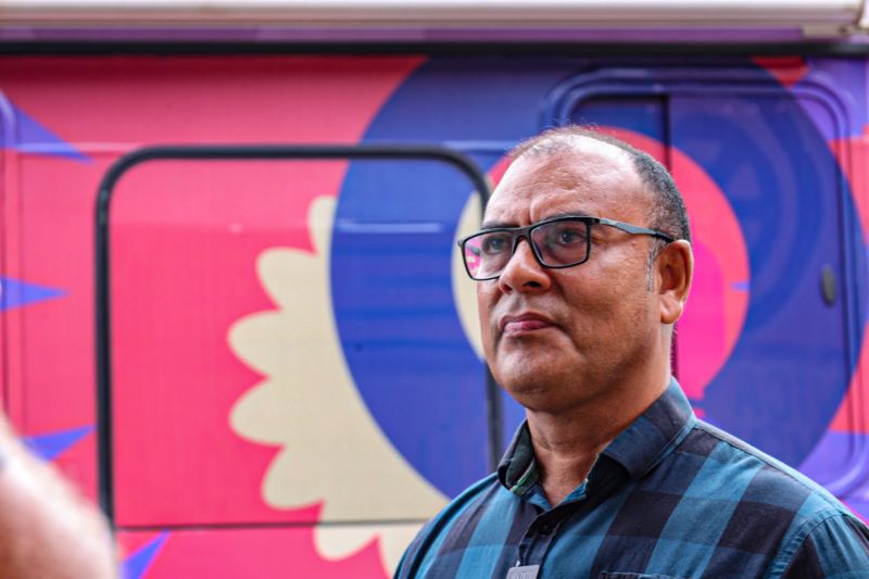 Entrega ônibus lilás SEJUDH - Fotos Pedro Guerreiro/agpara