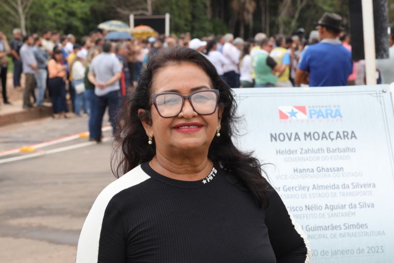 Tania Viana, 60, representante da comunidade do Maracanã <div class='credito_fotos'>Foto: Marco Santos / Ag. Pará   |   <a href='/midias/2023/originais/15723_761fde90-50e0-2459-85b9-f02c461a11ae.jpg' download><i class='fa-solid fa-download'></i> Download</a></div>