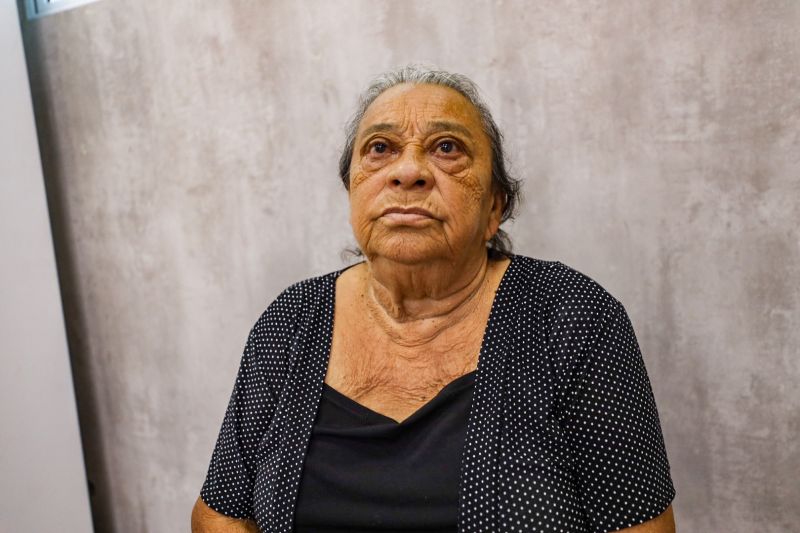 Maria Madalena, aposentada personagem <div class='credito_fotos'>Foto: David Alves / Ag Pará | <a href='/midias/2023/originais/15863_96e22484-46a6-a6c2-bdaf-62f5b4f4bc2f.jpg' download><i class='fa-solid fa-download'></i> Download</a></div>