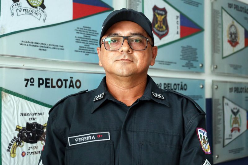 Ednelson Pereira, sargento <div class='credito_fotos'>Foto: Bruno Cecim / Ag.Pará | <a href='/midias/2023/originais/15968_7e93cbb2-fa3f-39bd-fd12-6ea922c121ad.jpg' download><i class='fa-solid fa-download'></i> Download</a></div>