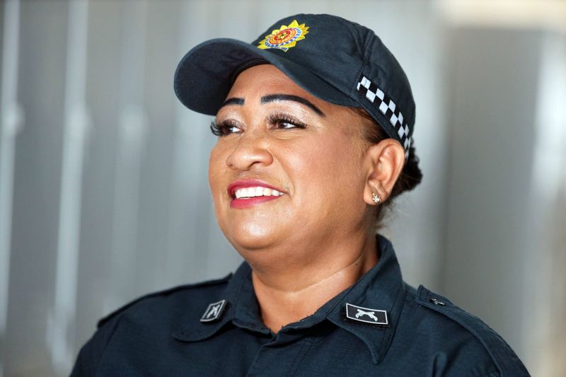 Cylene Santos, sargento (feminina) <div class='credito_fotos'>Foto: Bruno Cecim / Ag.Pará | <a href='/midias/2023/originais/15968_bc906ccd-8ad8-6372-e4ed-b0b436491a04.jpg' download><i class='fa-solid fa-download'></i> Download</a></div>