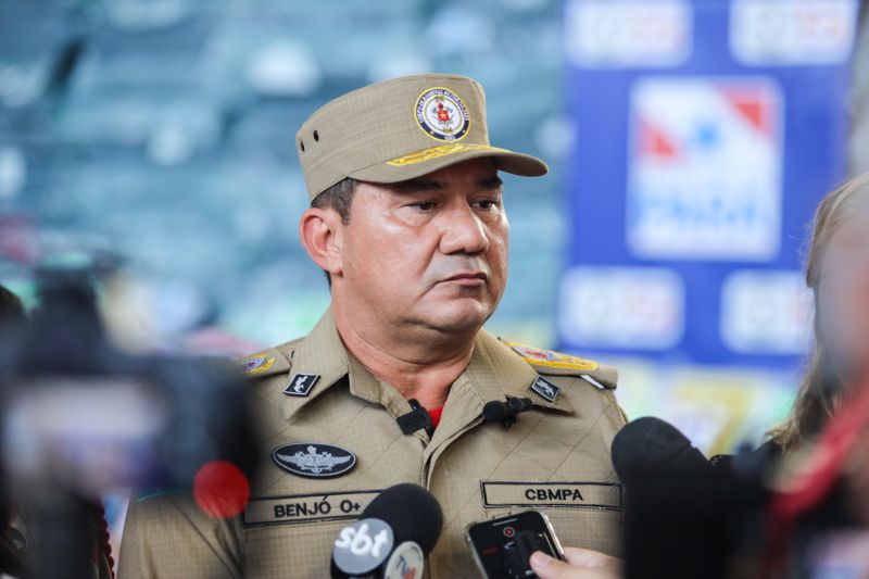Comandante-geral do Corpo de Bombeiros do Pará, coronel Jayme de Aviz Benjó