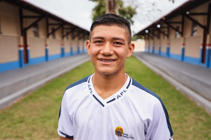 Elano Santos, 15 anos, 1º ano <div class='credito_fotos'>Foto: Bruno Cecim / Ag.Pará   |   <a href='/midias/2023/originais/15990_ccf010bd-e15a-8b81-0367-39d867e1c339.jpg' download><i class='fa-solid fa-download'></i> Download</a></div>