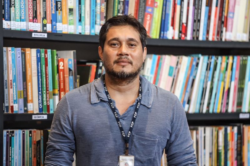 David Passinho, coordenador da Expedição Literária em Santa Izabel  sociólogo