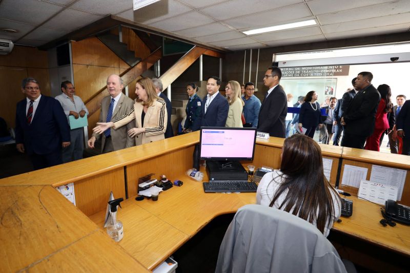 Posse do Tribunal de Recursos Fazendário da SEFA e entrega de uma Unidade de trânsito e da área do Tesouro Estadual <div class='credito_fotos'>Foto: Bruno Cecim / Ag.Pará | <a href='/midias/2023/originais/16031_a1fa3d15-318b-df05-09a9-bf8480b05c0e.jpg' download><i class='fa-solid fa-download'></i> Download</a></div>
