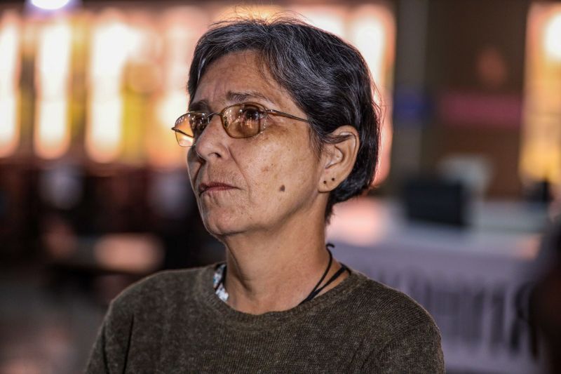 Aenne Bentes - professora de língua portuguesa <div class='credito_fotos'>Foto: David Alves / Ag.Pará   |   <a href='/midias/2023/originais/16241_5cd43a4f-2553-9482-c10d-e183813a66df.jpg' download><i class='fa-solid fa-download'></i> Download</a></div>