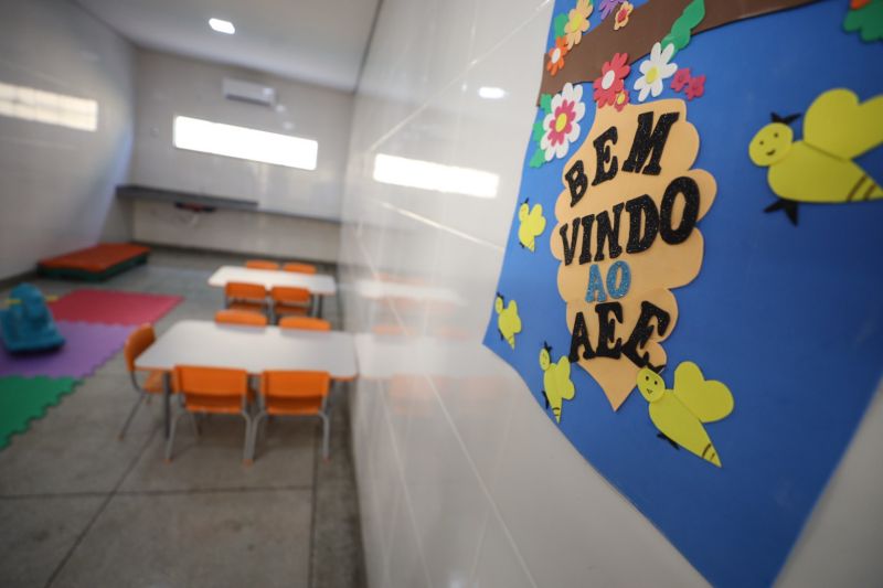 Escola Municipal Infantil Sandra Nogueira Noleto <div class='credito_fotos'>Foto: Pedro Guerreiro / Ag. Pará | <a href='/midias/2023/originais/16604_d0ea287e-e85e-a62c-93a3-ecbbd5226380.jpg' download><i class='fa-solid fa-download'></i> Download</a></div>